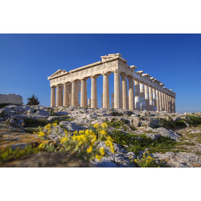 Parthenon Temple Ebern Designs Size: 51cm H x 76cm W x 3.8cm D on Productcaster.