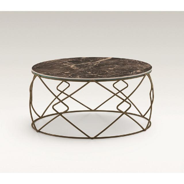 Assent Frame Coffee Table Ivy Bronx Colour: Smoke/White on Productcaster.