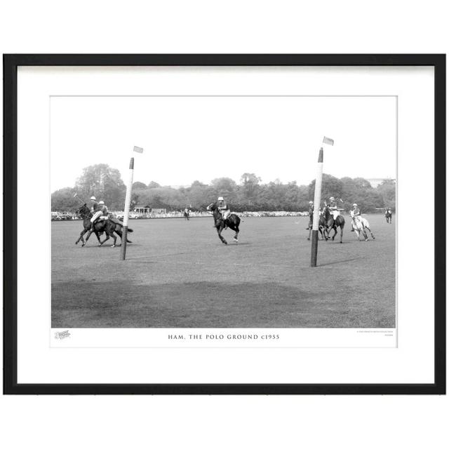 Ham, The Polo Ground C1955 by Francis Frith - Single Picture Frame Print The Francis Frith Collection Size: 45cm H x 60cm W x 2.3cm D on Productcaster.