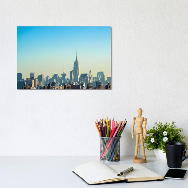 NYC Silhouettes II by Sonja Quintero - Gallery-Wrapped Canvas Giclée on Canvas Ebern Designs Format: No Frame, Size: 20.32cm H x 30.48cm W x 1.91cm D on Productcaster.