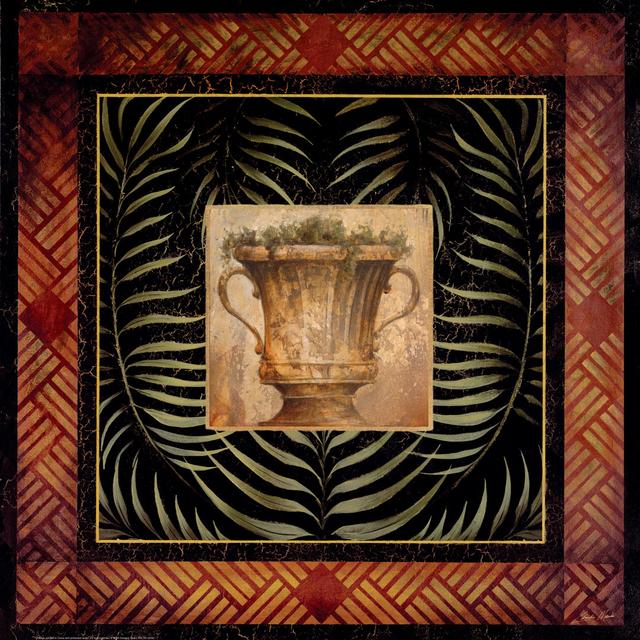 Palm Vessel 1 - Wrapped Canvas Graphic Art Bay Isle Home Size: 122cm H x 122cm W x 3.8cm D on Productcaster.