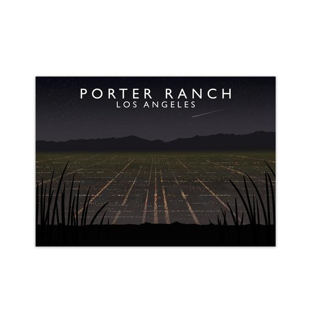 Porter Ranch Los Angeles by Richard O'Neill - Print 17 Stories Size: 59.4 cm H x 81.4 cm W x 3cm D on Productcaster.