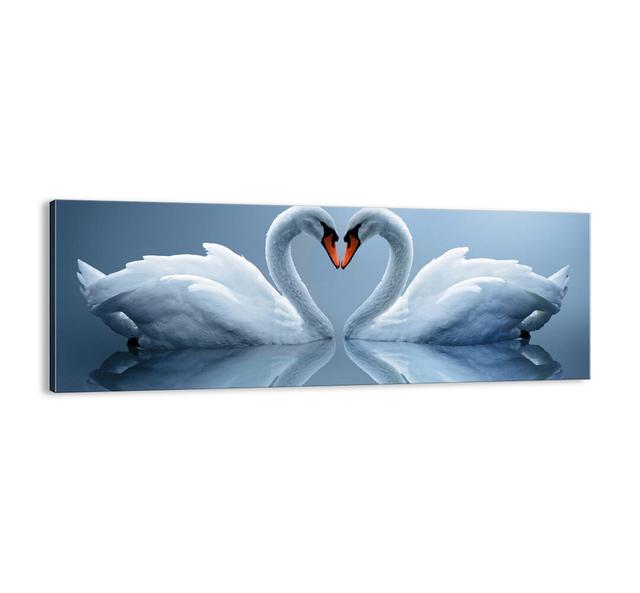 Time for Love - Unframed Graphic Art Print on Canvas Brayden Studio Size: 50cm H x 140cm W x 1.8cm D on Productcaster.