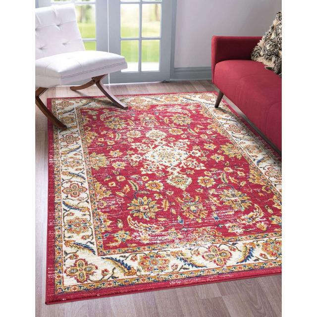 Runner Persian Rose Indoor / Outdoor Area Rug ClassicLiving Rug Size: Rectangle 120 x 170cm on Productcaster.