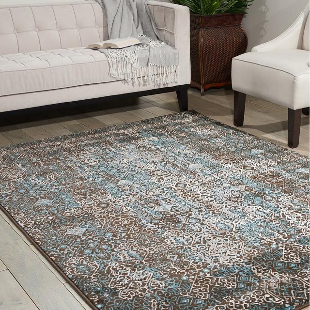 Bourail Machine Woven Area Rug World Menagerie Rug Size: Rectangle 282 x 389cm on Productcaster.