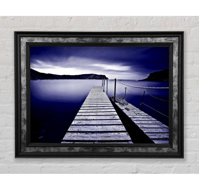 Abstract Pier - Single Picture Frame Art Prints Bright Star Size: 42cm H x 59.7cm W x 8cm D on Productcaster.