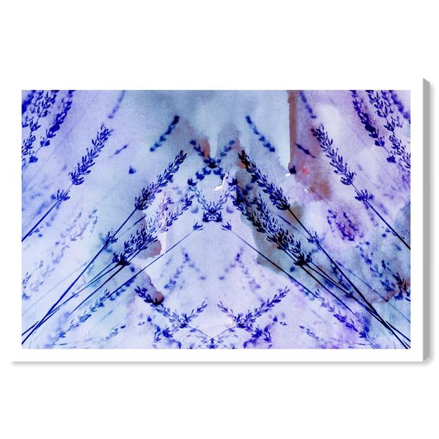 'Midnight Lavender' Graphic Art on Wrapped Canvas East Urban Home Size: 16 cm H x 24 cm W on Productcaster.