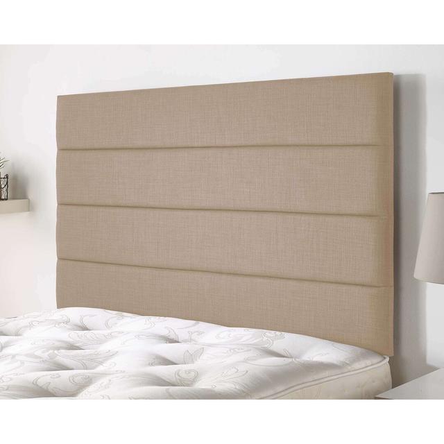 Aimee-Anna Upholstered Headboard 17 Stories Size: Single (3'), Colour: Mink on Productcaster.