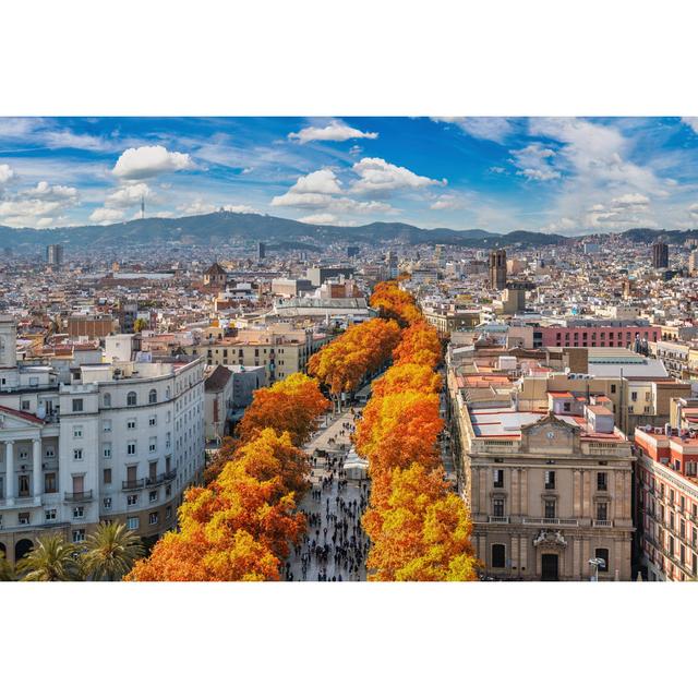 Barcelona, Spain by Noppasin Wongchum - Wrapped Canvas Photograph 17 Stories Size: 81cm H x 122cm W on Productcaster.