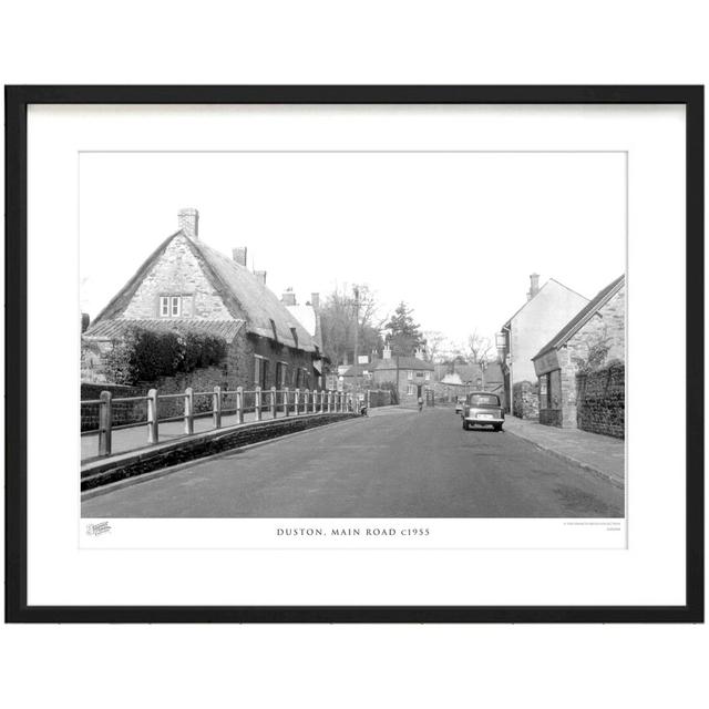 'Duston, Main Road C1955' by Francis Frith - Picture Frame Photograph Print on Paper The Francis Frith Collection Size: 28cm H x 36cm W x 2.3cm D on Productcaster.