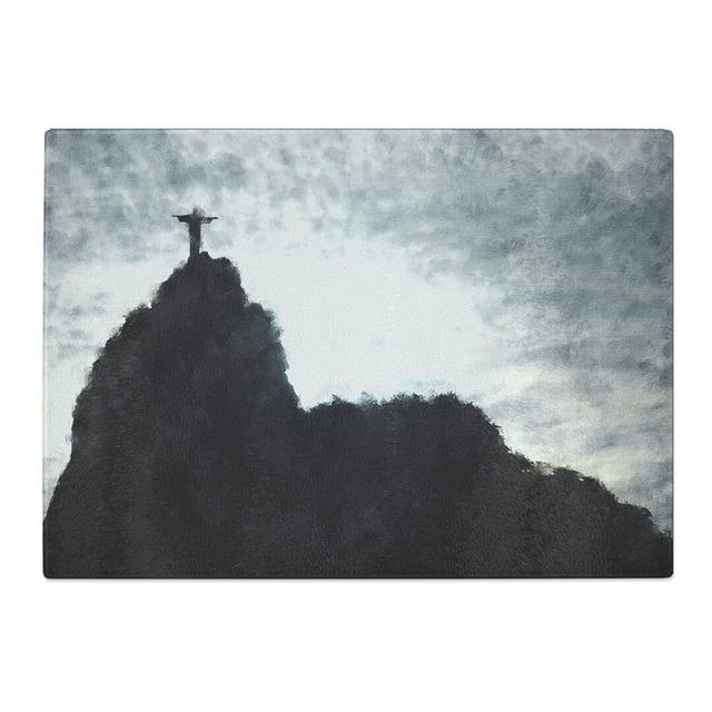 Christ the Redeemer in Rio Vol.1 Painting Chopping Board East Urban Home Size: 0.4cm H x 20cm W x 28.5cm L on Productcaster.