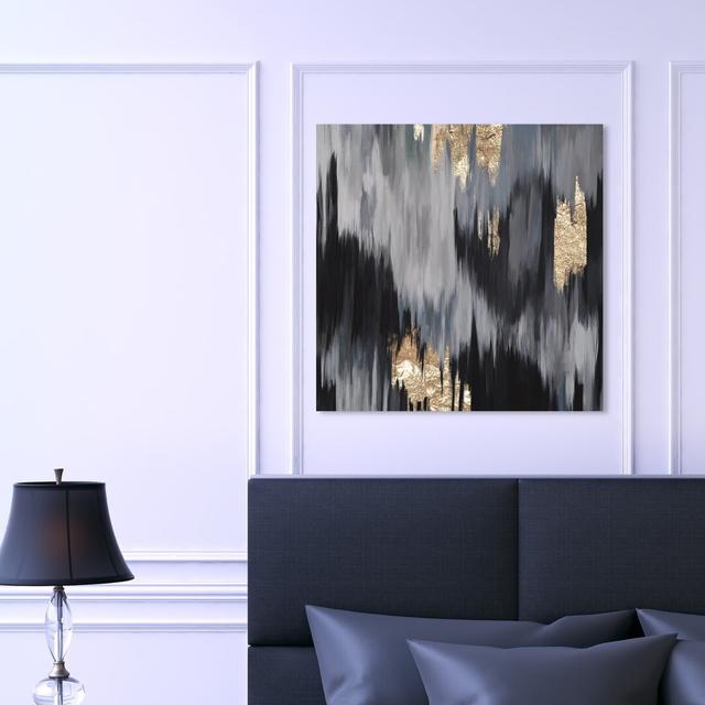 'Gold Fall' Painting on Wrapped Canvas East Urban Home Size: 76.2 cm H x 76.2 cm W x 3.8 cm D on Productcaster.