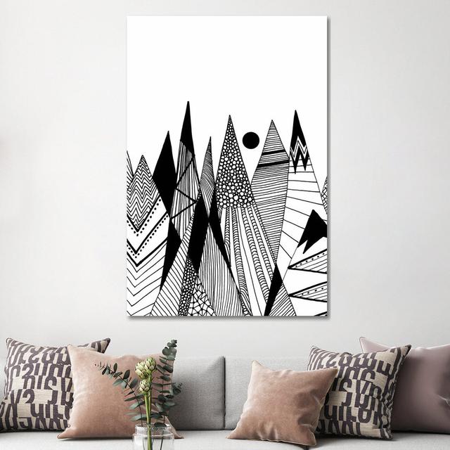 Patterns In The Mountains II by Viviana Gonzalez - Wrapped Canvas Print Latitude Run Size: 152.4cm H x 101.6cm W x 3.81cm D on Productcaster.