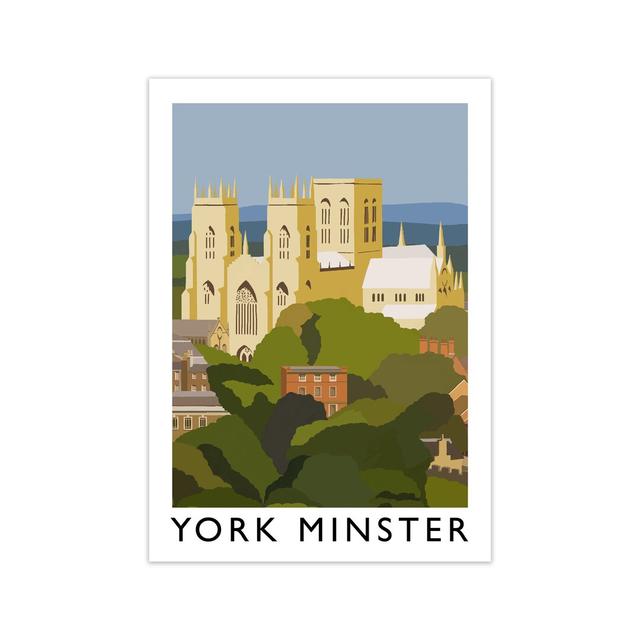 York Minster by Richard O'Neill - Graphic Art Print on Paper 17 Stories Size: 30cm H x 21cm W on Productcaster.