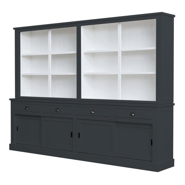 Byers Standard Display Cabinet Rosalind Wheeler Colour: Anthracite Grey on Productcaster.