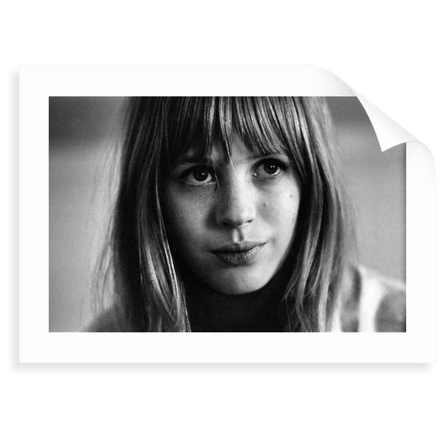 Marianne Faithfull by Davies - Photographic Print George Oliver Size: 70 cm H x 100 cm W x 0.2 cm D, Format: Unframed Paper on Productcaster.