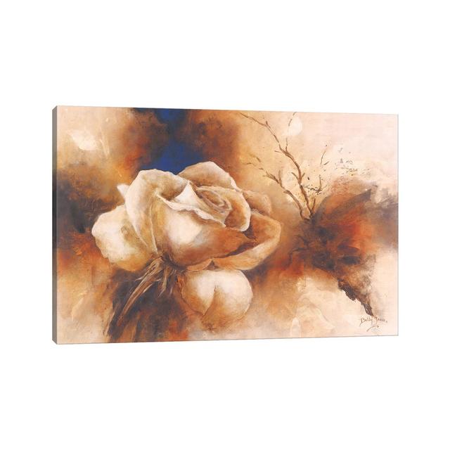 Rose I by Betty Jansma - Wrapped Canvas Panoramic Painting ClassicLiving Size: 66.04cm H x 101.6cm W x 1.905cm D on Productcaster.