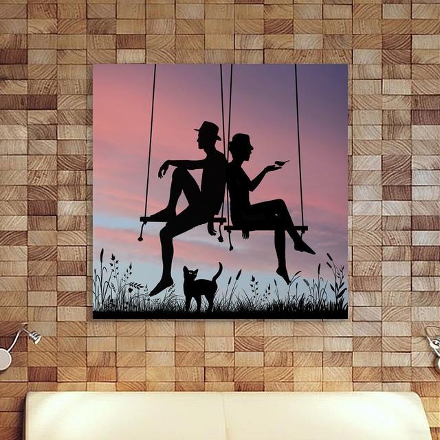 You're Cute When You're Jealous by Dominic Liam - Wrapped Canvas Photograph Print East Urban Home Size: 61cm H x 61cm W x 4cm D on Productcaster.