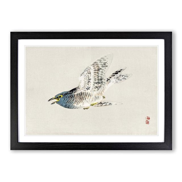 Herring Gull by Kono Baireir - Picture Frame Painting Print East Urban Home Size: 36cm H x 48cm W x 2cm D, Frame Option: Black Framed on Productcaster.