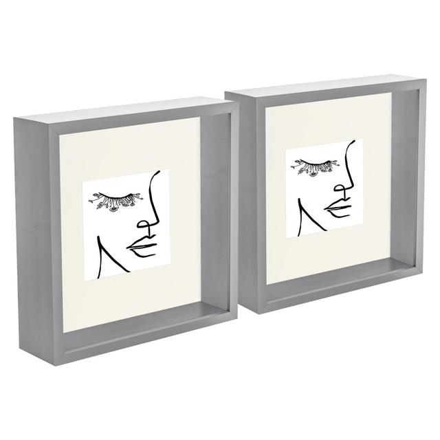 Picture Frame - Set of 5 (Set of 5) Nicola Spring Picture Size: 4" x 4" on Productcaster.