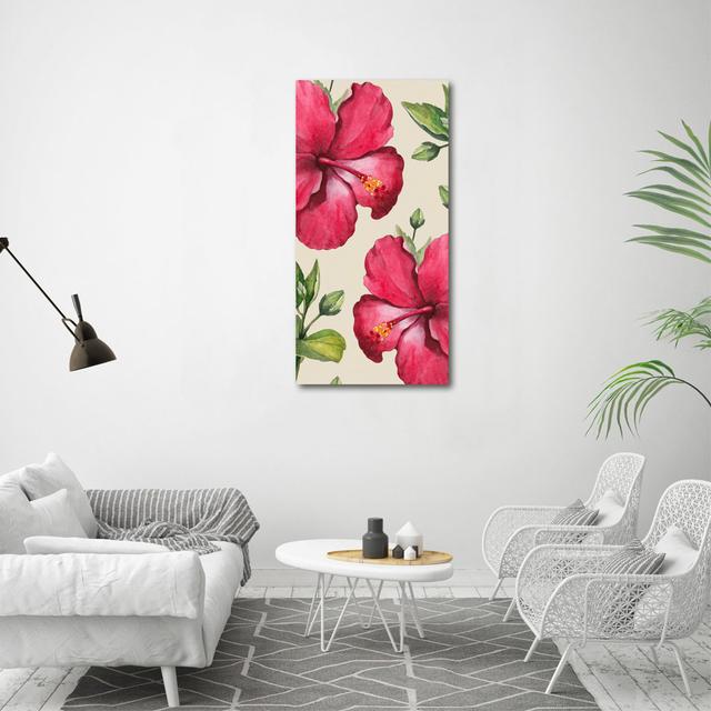 Hawaiian Flowers - Wrapped Canvas Art Prints Ophelia & Co. on Productcaster.