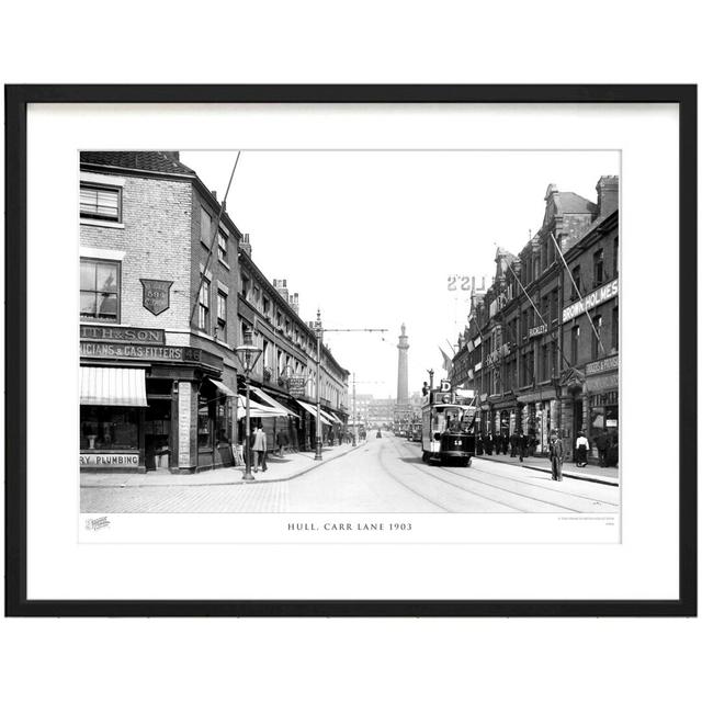 'Hull, Carr Lane 1903' by Francis Frith - Picture Frame Photograph Print on Paper The Francis Frith Collection Size: 60cm H x 80cm W x 2.3cm D on Productcaster.