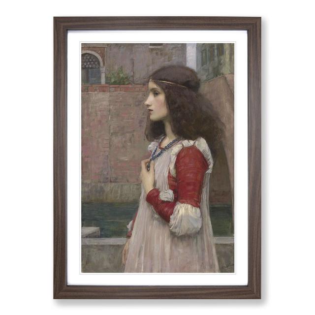 Juliet by John William Waterhouse - Picture Frame Painting East Urban Home Frame Option: Walnut Framed, Size: 65cm H x 48cm W x 2cm D on Productcaster.