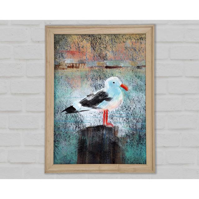 Seagull Perch - Print Bright Star Size: 84.1cm H x 59.7cm W x 1.5cm D on Productcaster.