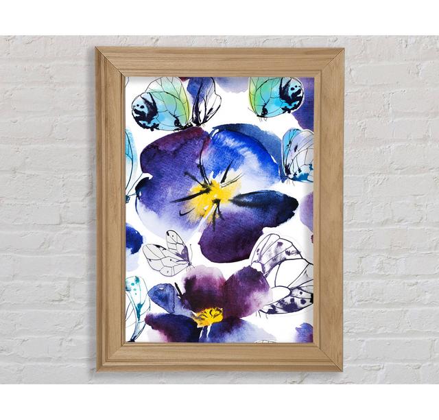 Butterfly Heaven - Single Picture Frame Art Prints Bright Star Size: 84.1cm H x 59.7cm W x 8cm D on Productcaster.