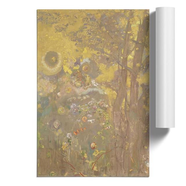 Trees by Odilon Redon - Unframed Painting East Urban Home Size: 42cm H x 30cm W x 0.1cm D on Productcaster.