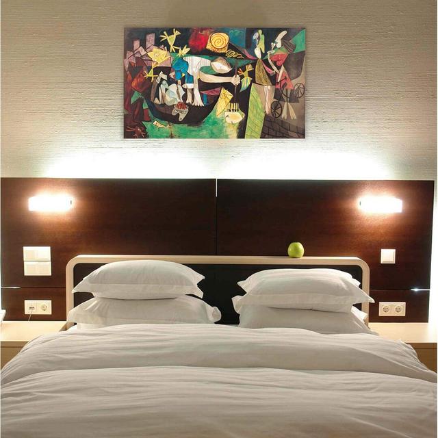 Gerahmtes MDF-Bild Nachtfischen bei Antibes von Picasso Marlow Home Co. on Productcaster.