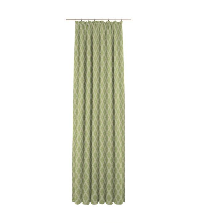 Esteban Pinch Pleat Room Darkening Single Curtain August Grove Colour: Green, Size: 145 W x 245 D cm on Productcaster.