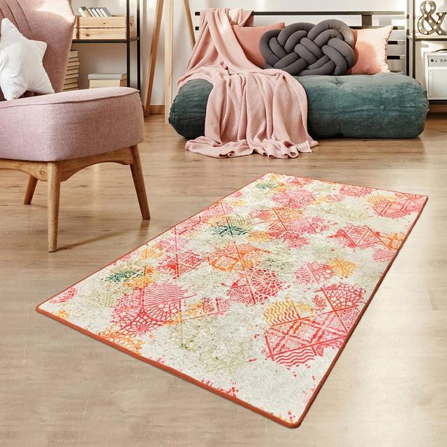 Schmeling Shaggy Pink Rug Bloomsbury Market Rug Size: Rectangle 140 x 188cm on Productcaster.