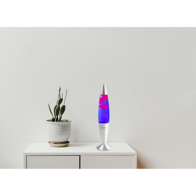 Bolbirer Metal Lamp Bright Life Shade Colour: Pink/Purple, Size: 42cm on Productcaster.