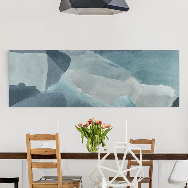 Leinwandbild - Wogen In Blau I Haus am Meer on Productcaster.