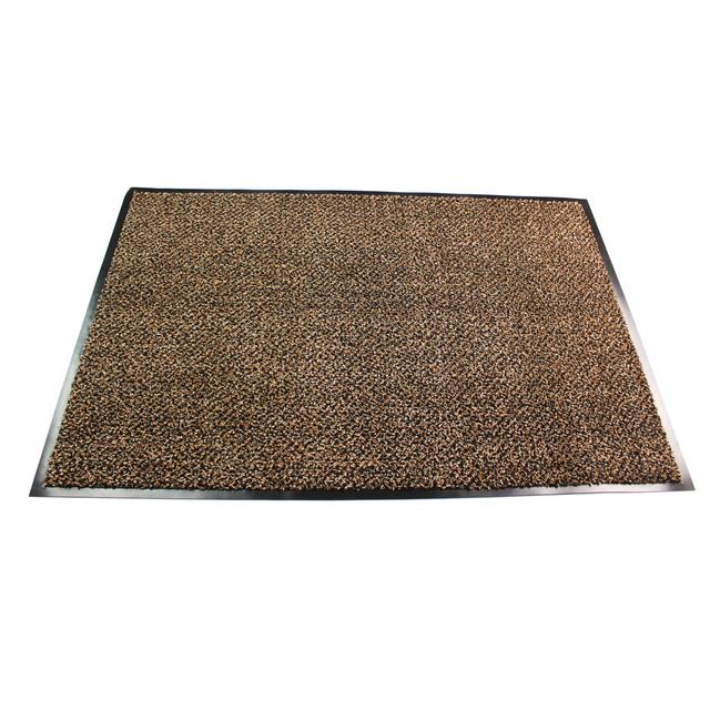 Doortex Ultimat Entrance Doormat Floortex Mat Size: 90cm W x 300cm L, Colour: Brown on Productcaster.