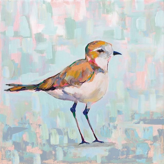 Coastal Plover III Neutral by Jeanette Vertentes - Wrapped Canvas Painting Rosalind Wheeler Size: 51cm H x 51cm W on Productcaster.