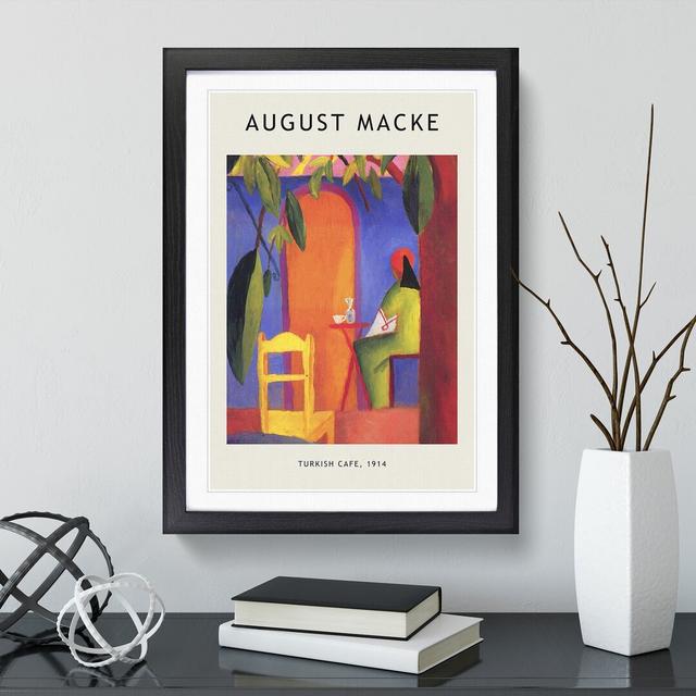 Turkish Cafe by August Macke - Picture Frame Painting East Urban Home Frame Option: Black Framed, Size: 36cm H x 27cm W x 2cm D on Productcaster.