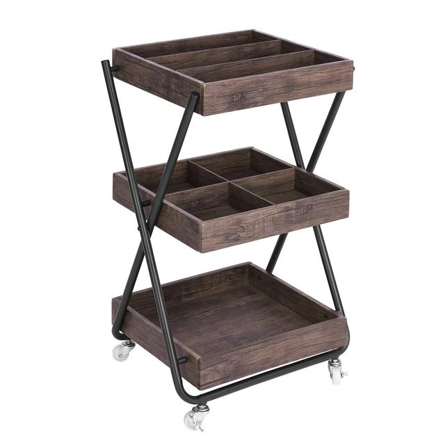 Maddux Metal Bar Cart Borough Wharf on Productcaster.