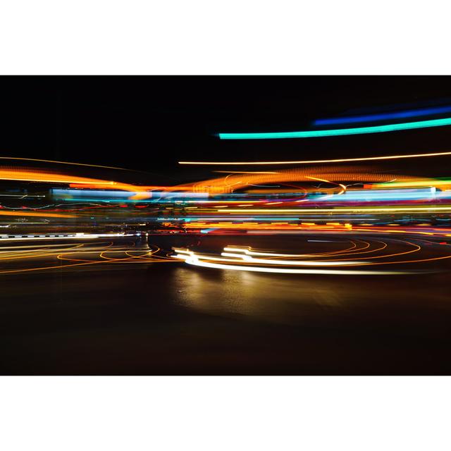 Abstract Light Trails Ivy Bronx Size: 30cm H x 46cm W x 3.8cm D on Productcaster.