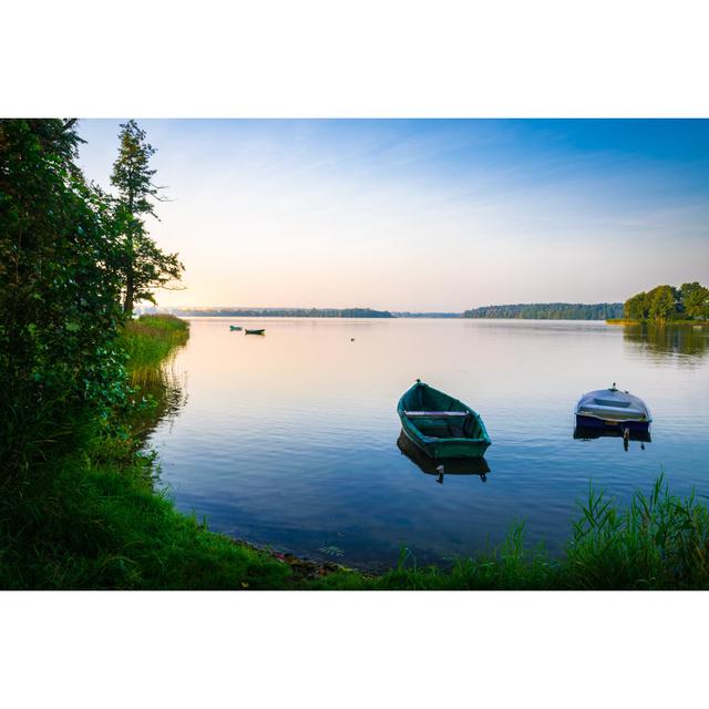 Lake Elk by Ysuel - Wrapped Canvas Print Alpen Home Size: 61cm H x 91cm W x 3.8cm D on Productcaster.