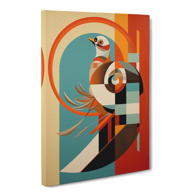 Partridge Constructivism - Print Marlow Home Co. Size: 50cm H x 35cm W x 3cm D on Productcaster.