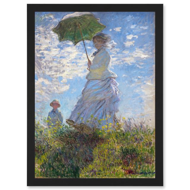 Woman With Parasol Madame Monet And Son by Claude Monet - Print Rosalind Wheeler on Productcaster.