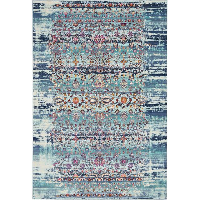 Holsworthy Blue Rug World Menagerie Rug Size: Rectangle 0.61 x 1.15cm on Productcaster.