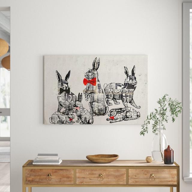 Suit And Tie by Oliver Gal - Wrapped Canvas Print East Urban Home Size: 40.6 cm H x 61 cm W on Productcaster.