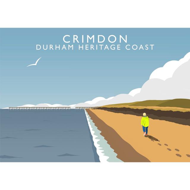 Crimdon by Richard O'Neil - Print East Urban Home Format: No Frame, Size: 40 cm H x 50 cm W x 1 cm D on Productcaster.