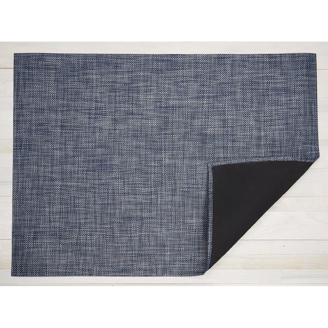 Basketweave No Pattern Hand Woven Grey Area Rug Chilewich Rug Size: Rectangle 89 x 122cm on Productcaster.