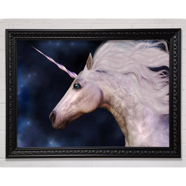 Stunning Universal Unicorn - Single Picture Frame Art Prints Bright Star Size: 29.7cm H x 42cm W x 3cm D on Productcaster.