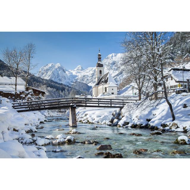 Esser Ramsau Bei Berchtesgaden - Wrapped Canvas Print Alpen Home Size: 81cm H x 122cm W x 3.8cm D on Productcaster.