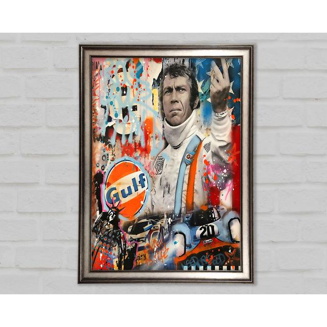 Steve Mcqueen - Single Picture Frame Art Prints Ophelia & Co. Format: Gunmetal Framed, Size: 59.7cm H x 42.1cm W x 1.5cm D on Productcaster.